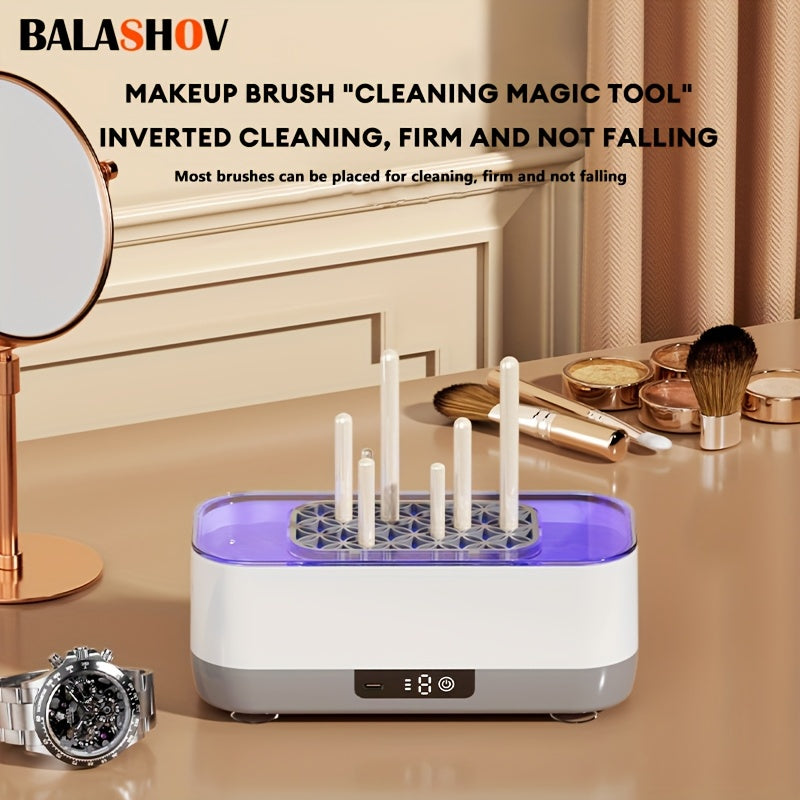 Electric Makeup Brush Cleaner High Frequency Vibration for Brushes and Small Items