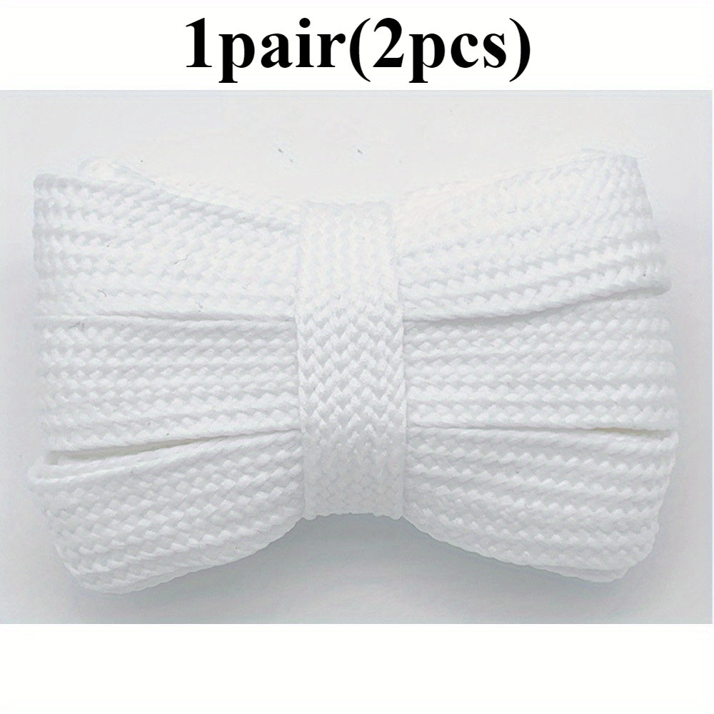 2 Pairs Polyester Spandex Shoelaces for Low and High Top Shoes