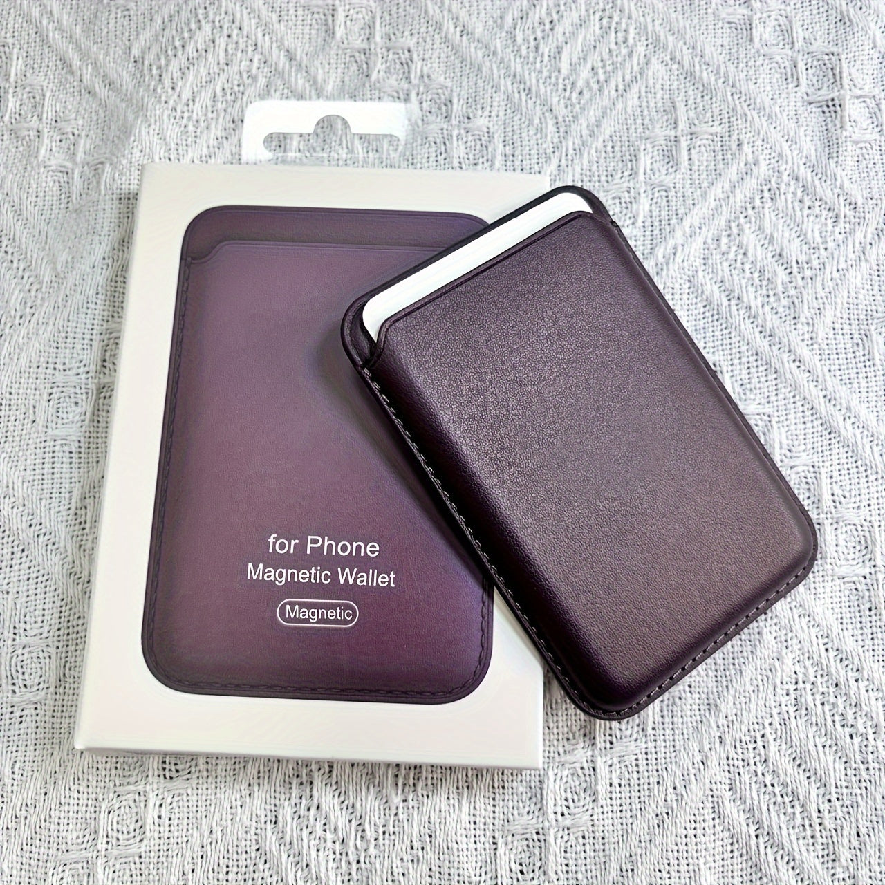 Magnetic Phone Wallet with Card Holder for iPhone 12-16 Pro Max TPU Shell Accessory