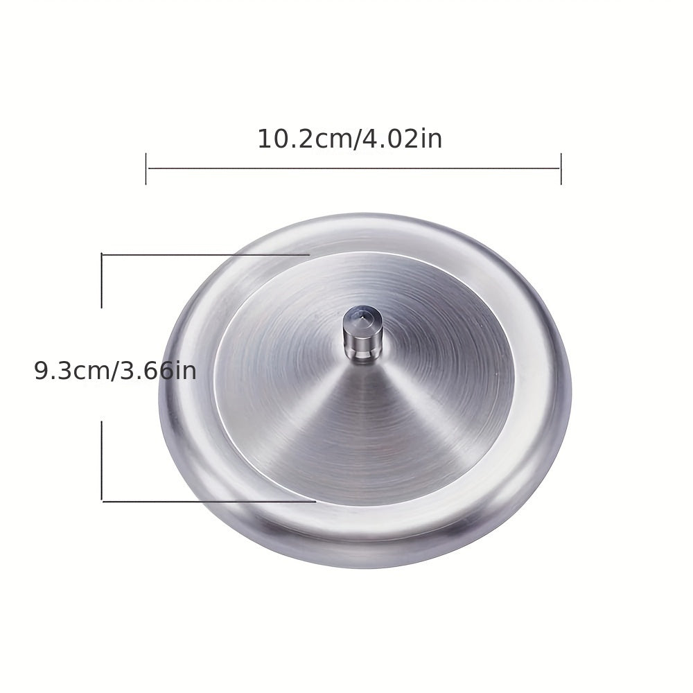 Stainless Steel Leakproof Cup Lids for Mugs in 3 Sizes 8.5/9.3/10.2cm Dust-Proof Drink Covers