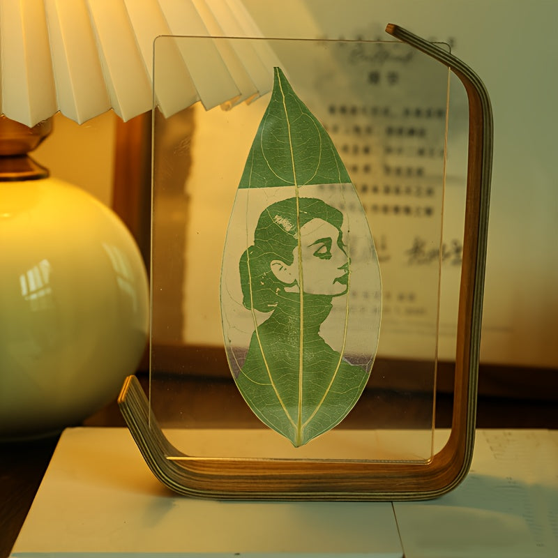 Индивидуальная 6-дюймовая деревянная фоторамка с гравировкой для домашнего декора и подарка