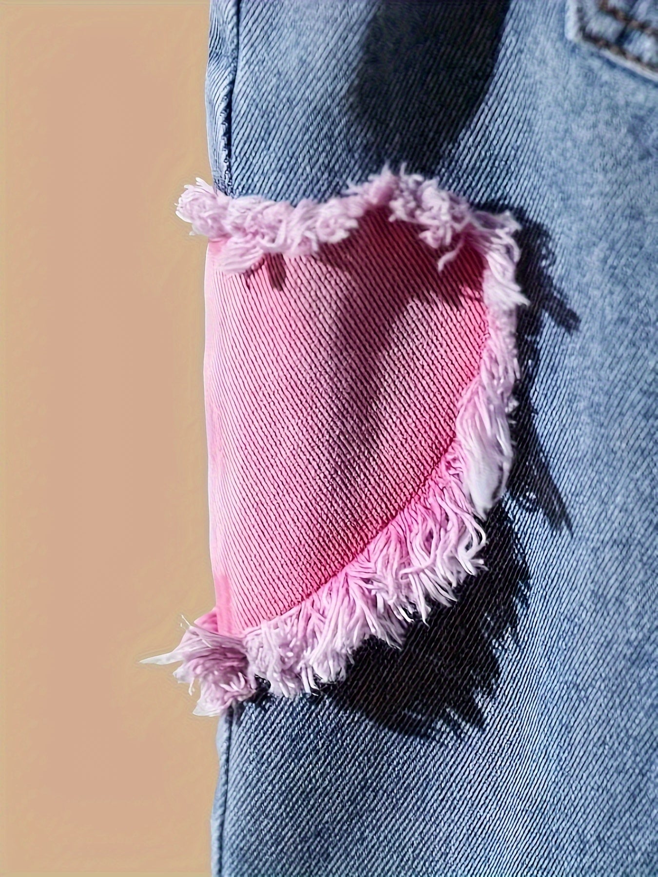 Kichkina qizlar uchun paxta uzun ko'ylakli ruffle top va suspender denim shimlar to'plami bahor va kuz uchun