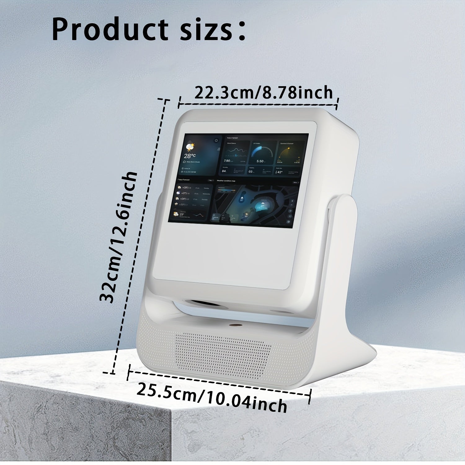 Full HD Portable Smart Projector with Touch Screen 4K Support for Home Use