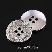 Set of 5 Gold Water Drill Design Buttons for Shirts Jackets and Hats