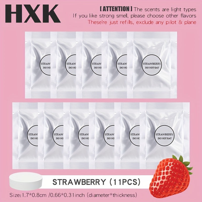 Qattiq avtomobil havo tozalash tabletkalarining almashtirish paketi, konditsioner ventlari uchun