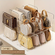 Acrylic Clear Storage Rack Set for Organizing Bags Clothes and More 4 Pieces