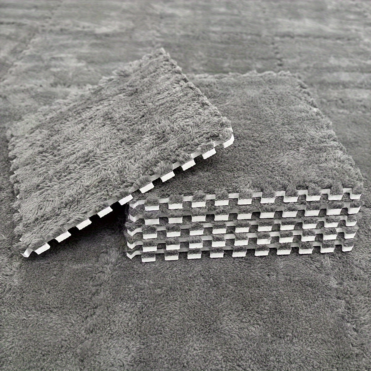 Интерлоковые цветочные коврики из EVA-пены для пола для гостиной, спальни, кабинета, набор из 30 моющихся звукоизоляционных элементов для домашнего декора