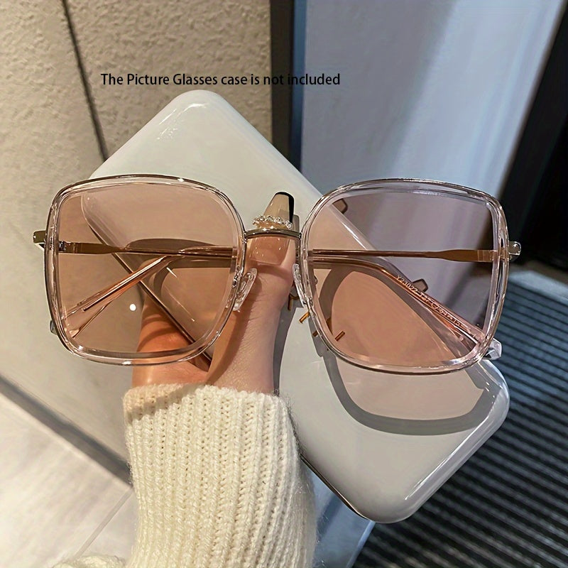 Градиентные квадратные солнцезащитные очки для мужчин и женщин, антибликовое вождение, пляжный отпуск