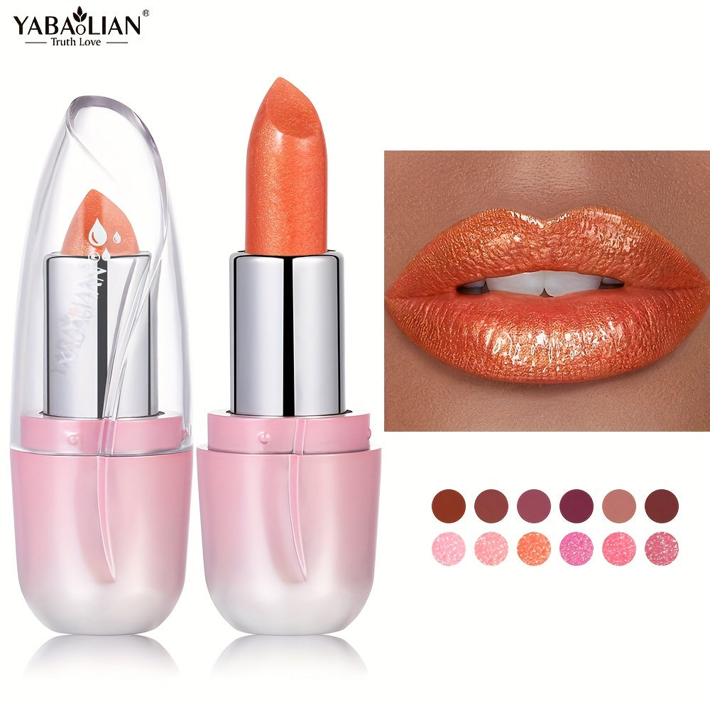 Women's Pearlescent Matte Lipstick Long Lasting Waterproof Pink Lipstick