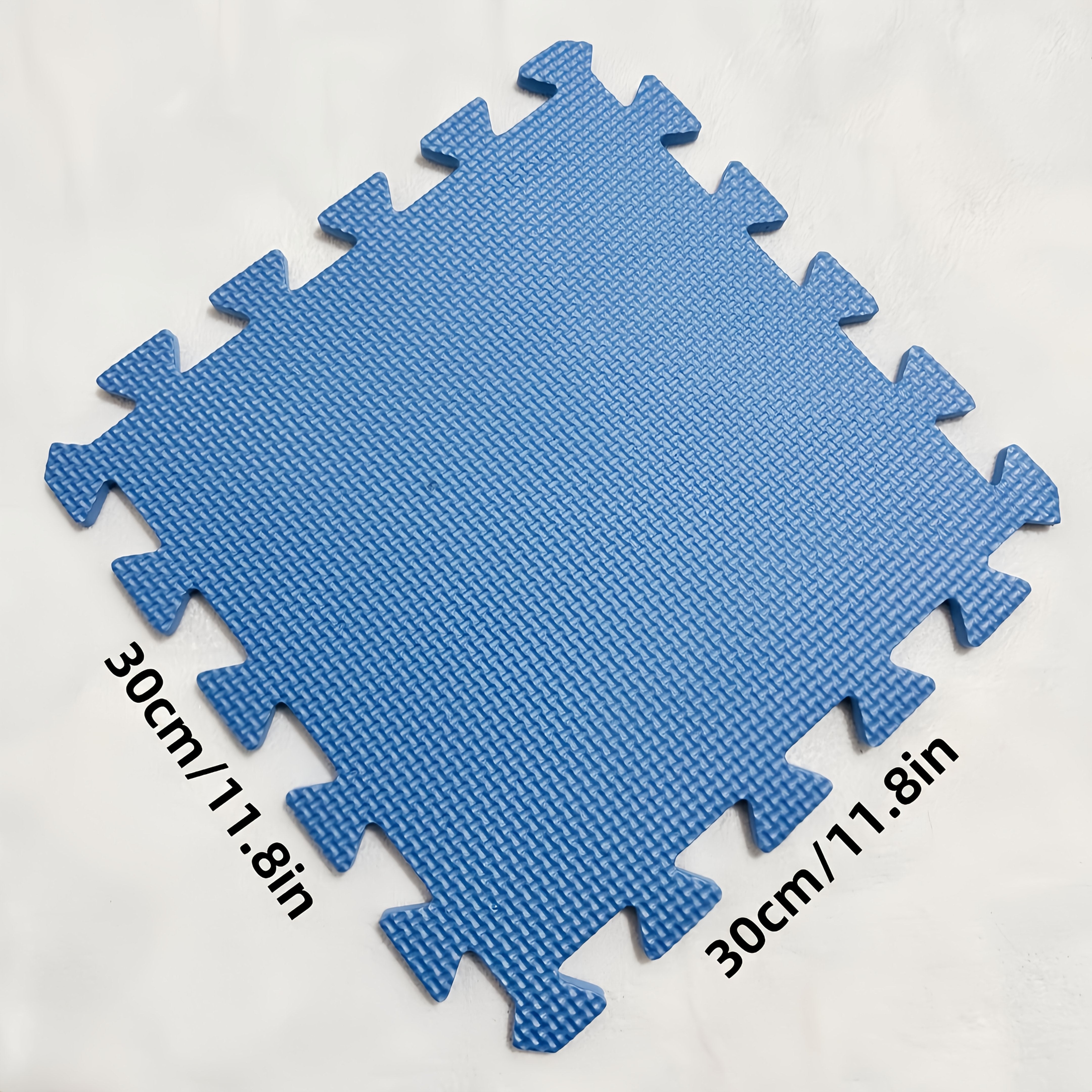 40-tilo O'zaro To'qnashuv Noyob EVA Pol Panelari, Chuqur va Yoga uchun 30x30cm Bej, Pushti, Noyob Ko'k