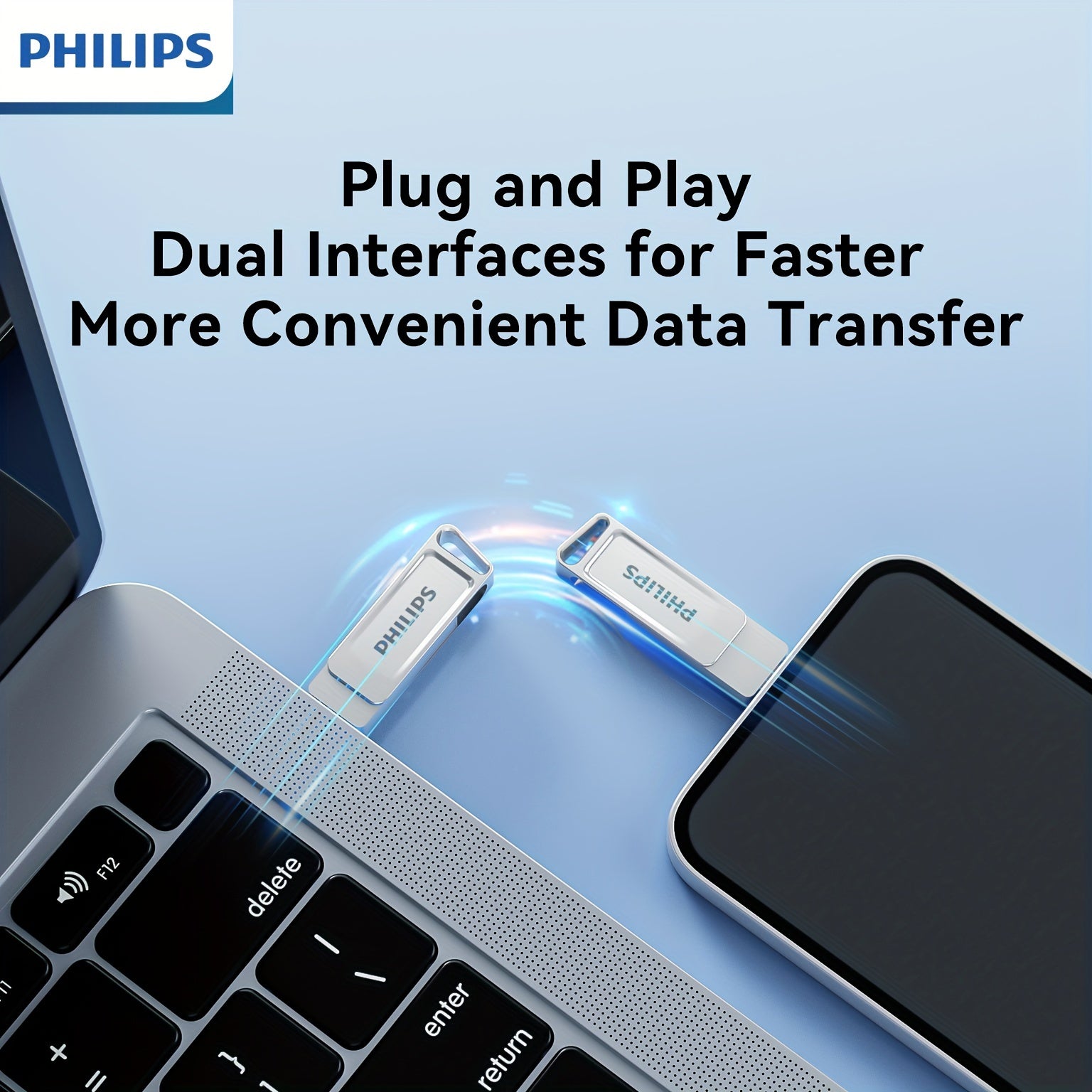 128GB USB C flesh drayveri Dual USB 3.2 Type C metall burilish portativ ma'lumotlarni saqlash