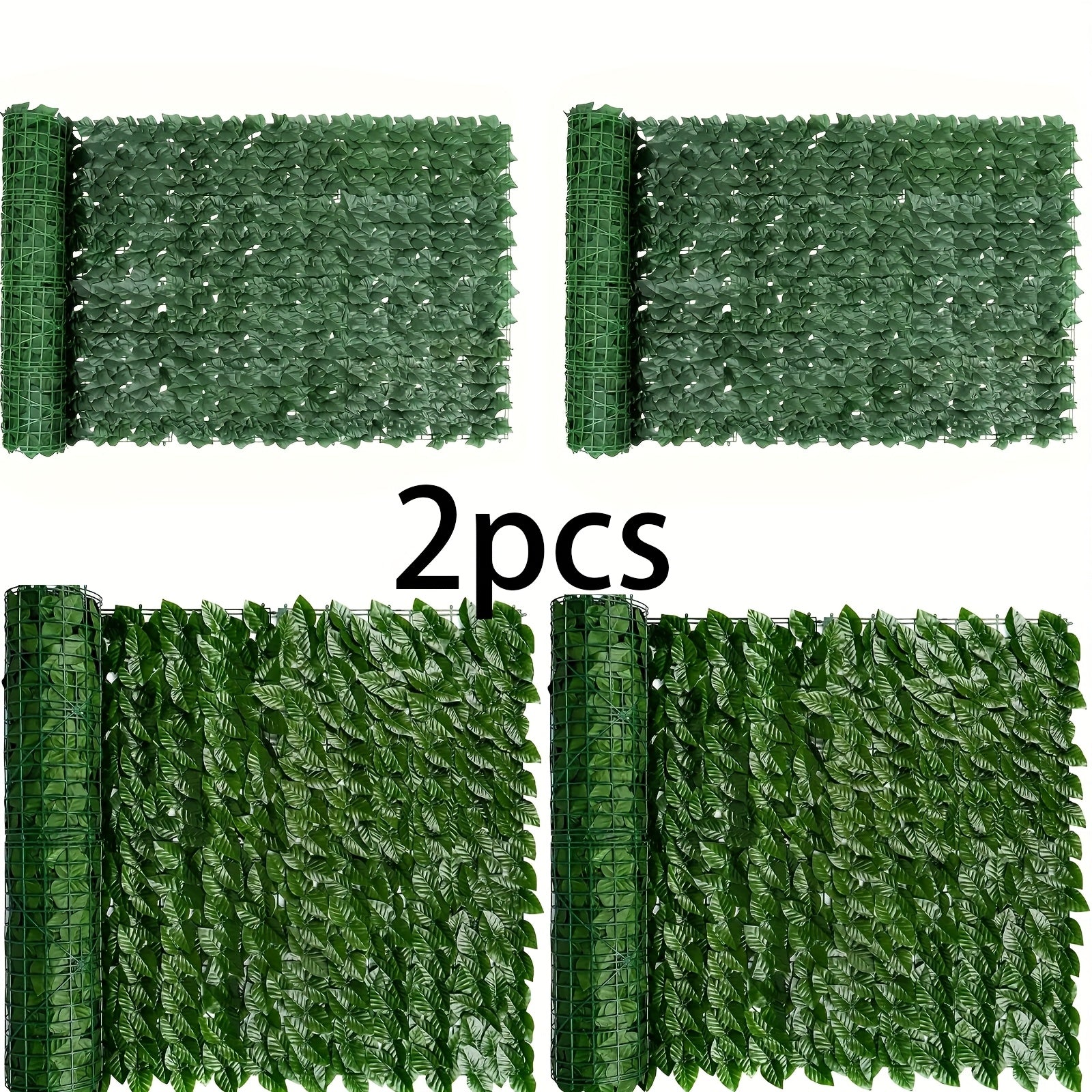 Artificial Ivy Privacy Screen 2 Rolls Outdoor Garden Yard Balcony Patio 50.8x299.72 cm
