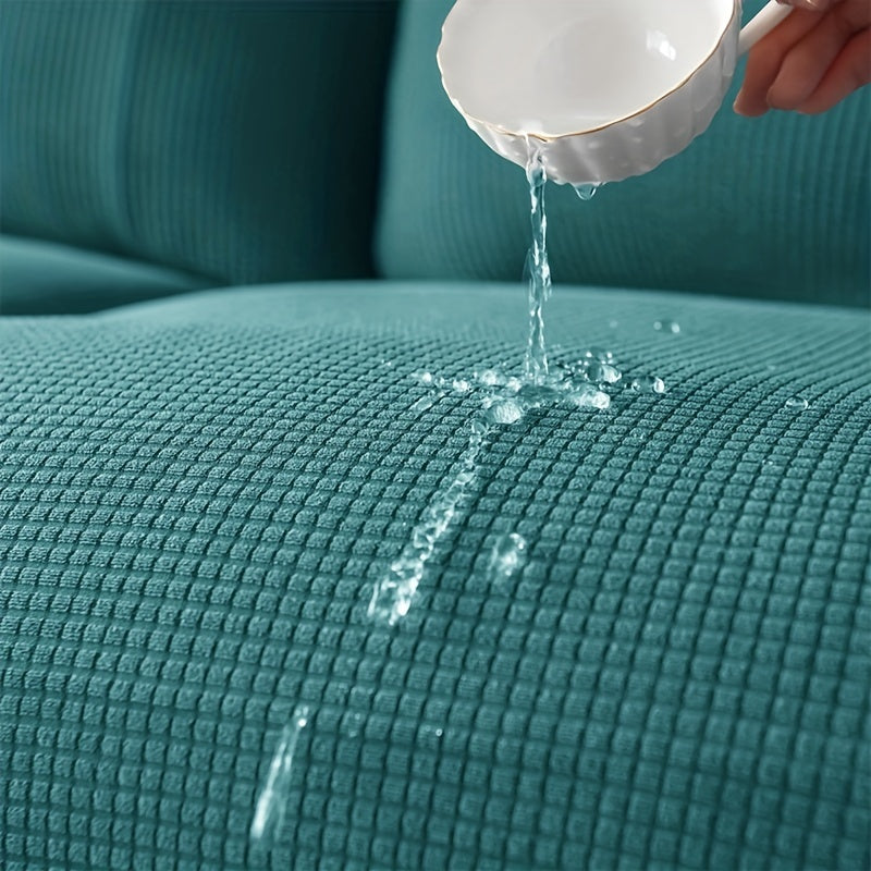 Комплект из 4 жаккардовых чехлов для кресел-реклайнеров, эластичные защитные чехлы для одноместных кресел-реклайнеров, идеально подходят для декора гостиной, спальни или офиса.