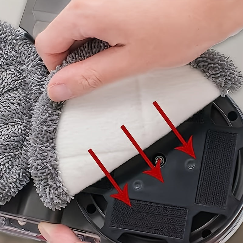 Microfiber Mop Pads Pack of 6 for Electric Mops Wet Dry Cleaning Replacement