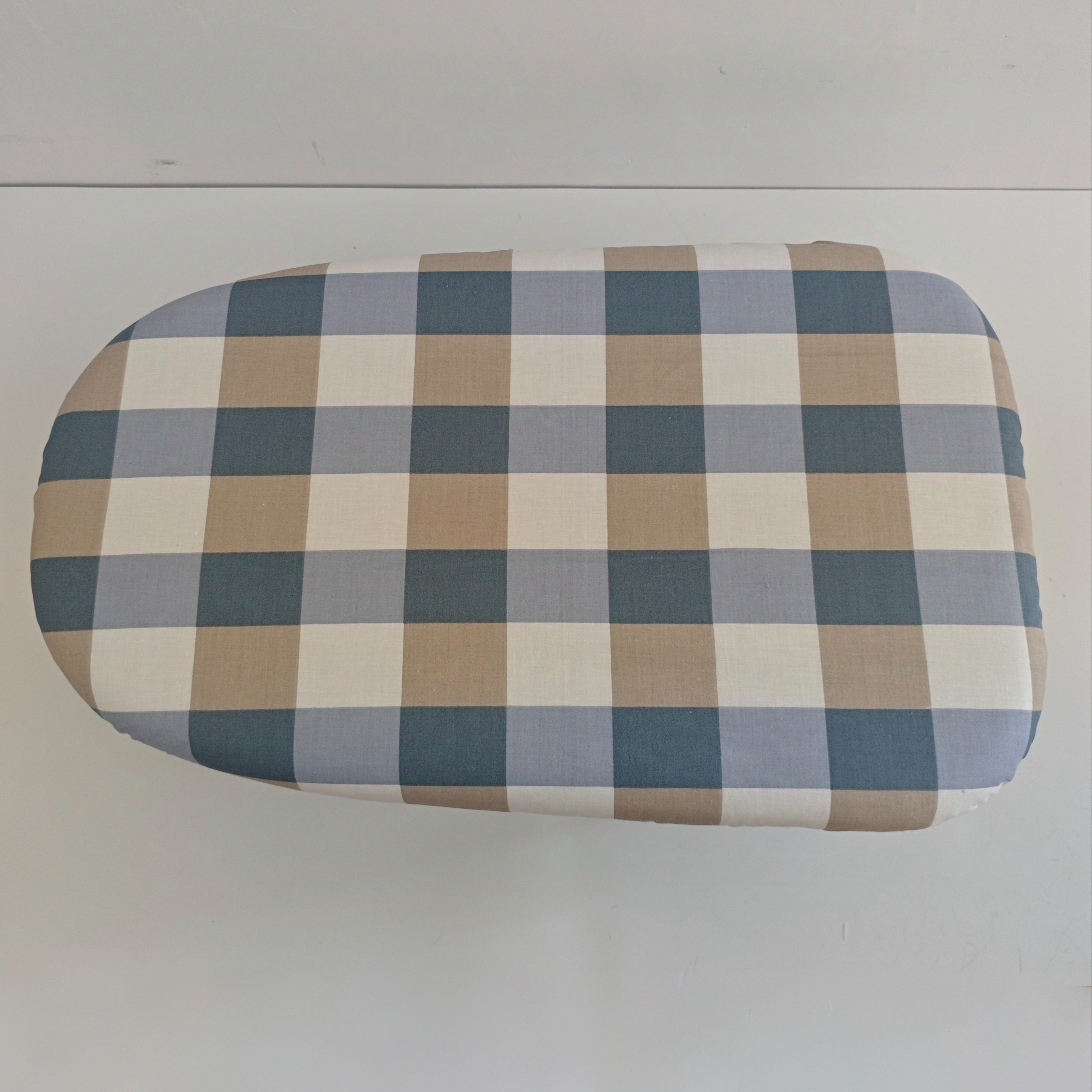 Plastic Plaid Ironing Board with Table Function, Foldable Clothes Stand