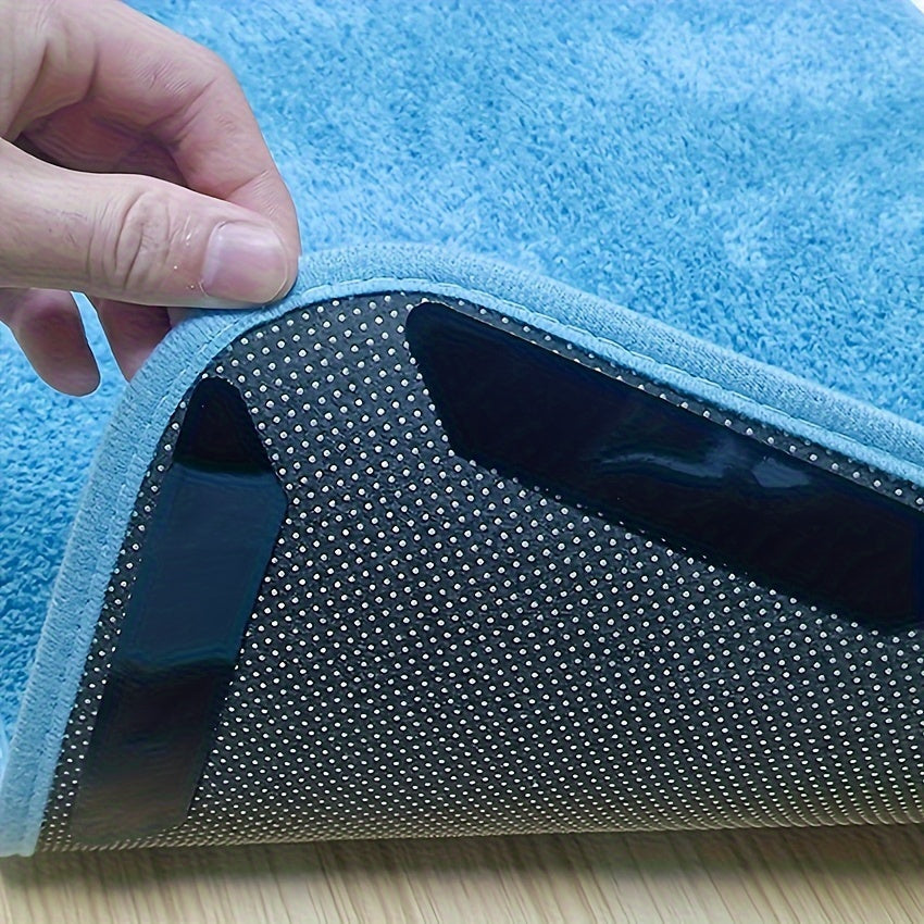 Set of 4 Non-Slip Rug Grip Tape and Pads Waterproof Reusable ABS Material