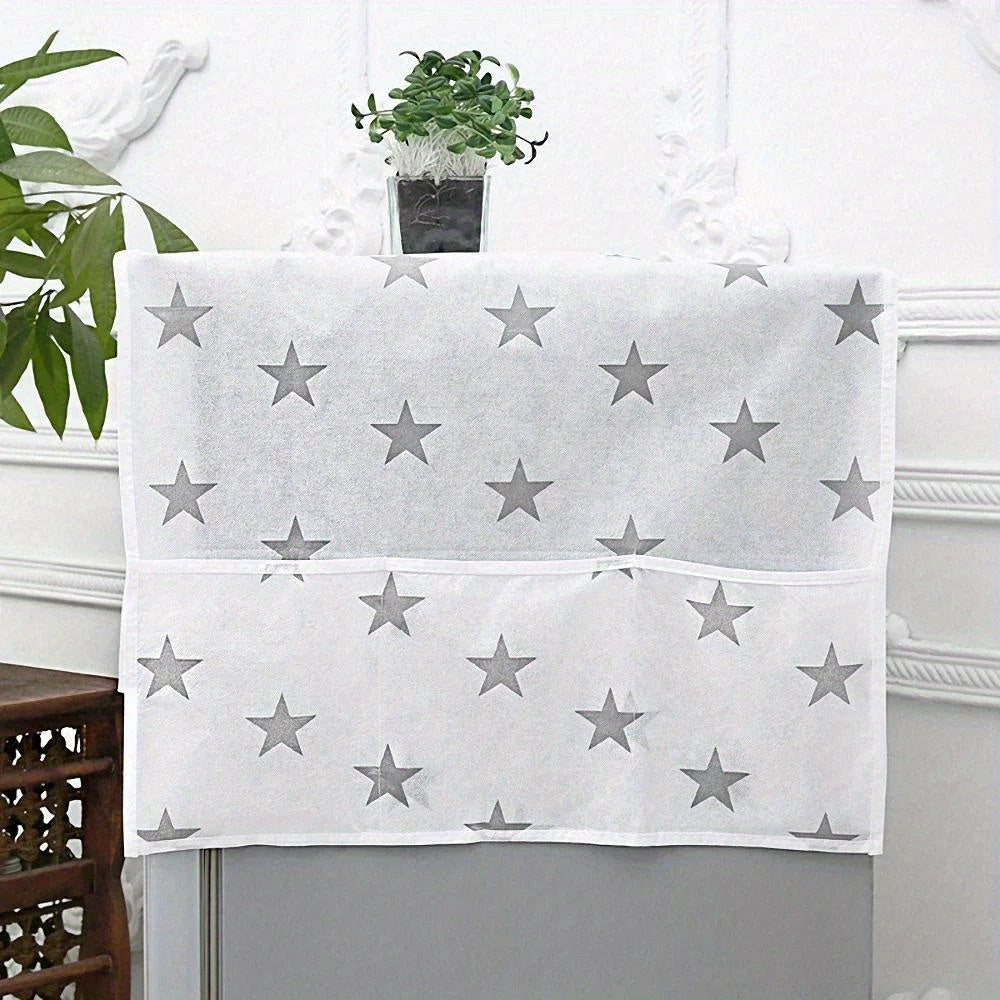 Многофункциональные чехлы для бытовой техники с карманами для хранения для холодильника и микроволновой печи - Легкий двусторонний нетканый чехол от пыли, предназначенный для защиты от пыли и солнечного света.