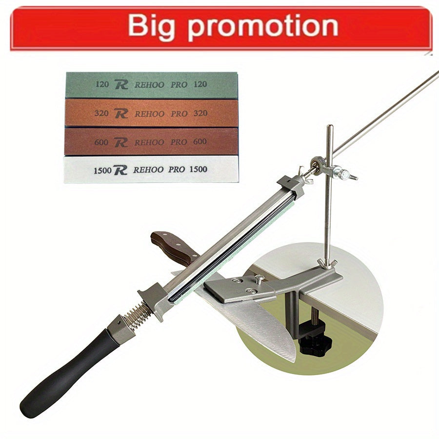 Кухонный инструмент для заточки с фиксированным углом для точения и шлифовки ножей алмазной шлифовальной камнем