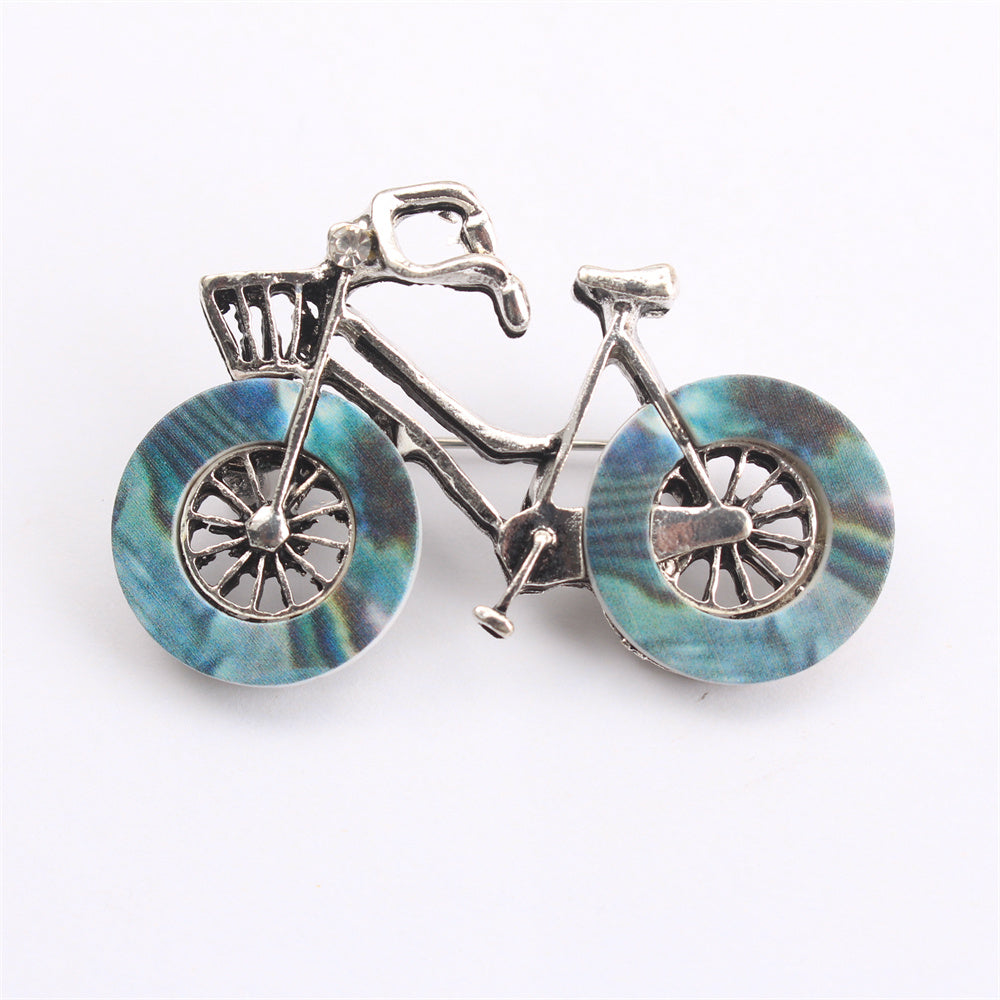 Rhinestone Bicycle Brooch for Women Stylish Jewelry Accessory for Outfits Purses and Headwear