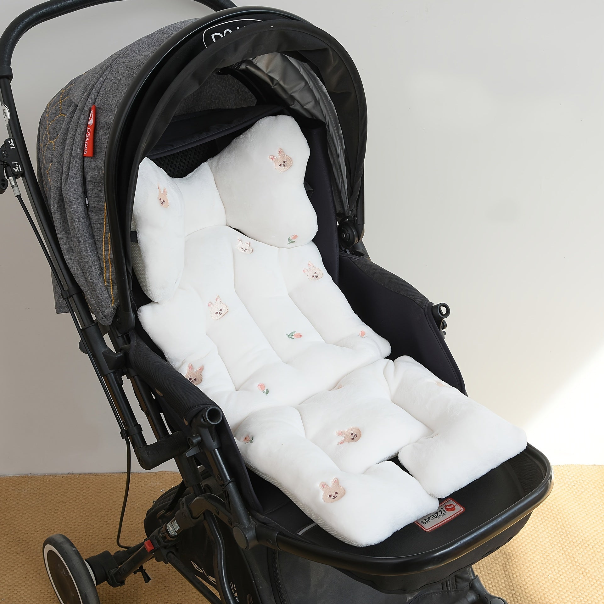 Autumn Winter Stroller Accessory Soft Velvet Cushion Machine Washable Cozy Pad