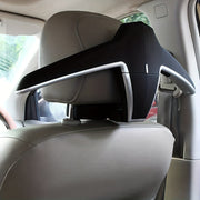 Premium Car Headrest Hanger Black Gray Space-Saving Multi-Functional Storage Easy to Install