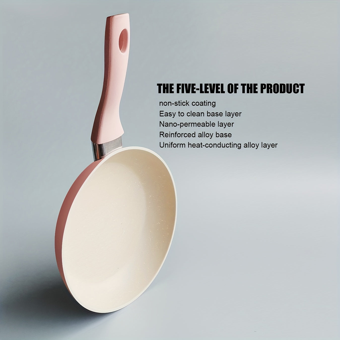 Non-Stick Aluminum Mini Wok for Rice Porridge and Multifunctional Cooking Dishwasher Safe Healthy Cooking