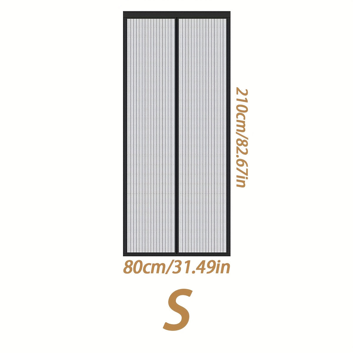 Puerta de pantalla magnética de malla resistente para prevención de mosquitos, entrada sin manos