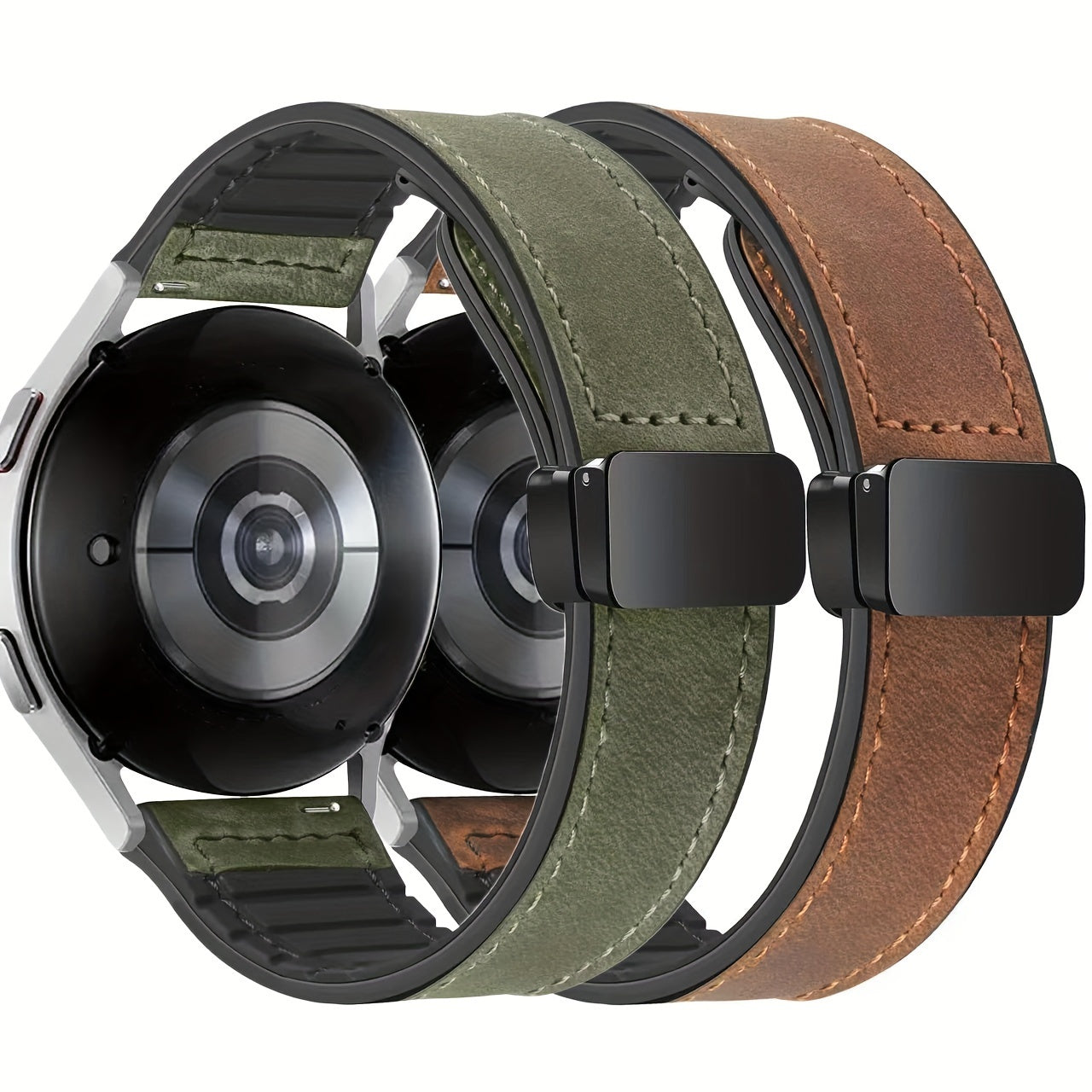 Silicone Adhesive Skin for Samsung Huawei Garmin Smartwatches 20mm 22mm Bands