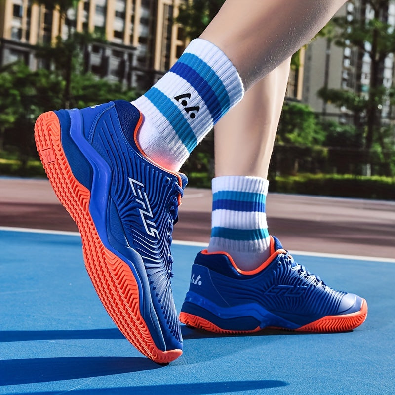 Унисекс теннисные кроссовки с дышащим дизайном, нескользящей подошвой, всесезонными полосками и прочными материалами - идеальны для осенне-зимних видов спорта.