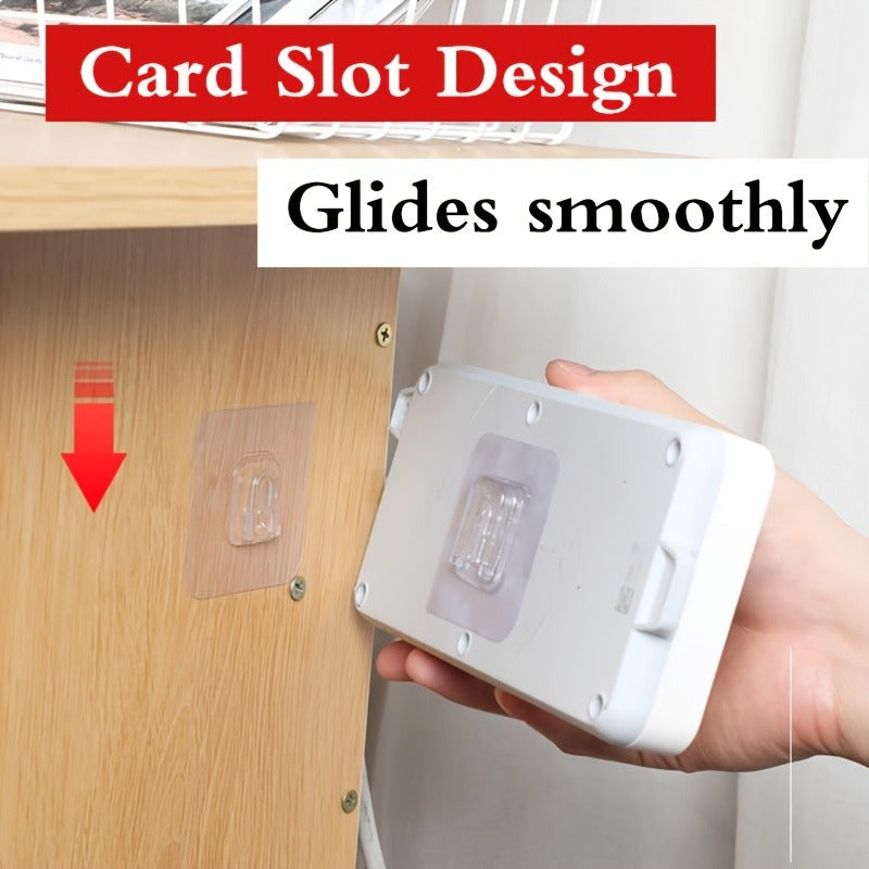 Seamless Snap Fastener Wall Hook Storage Fixture Waterproof Adhesive