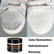 White Faux Leather Shoe & Furniture Dye Restorer Cream