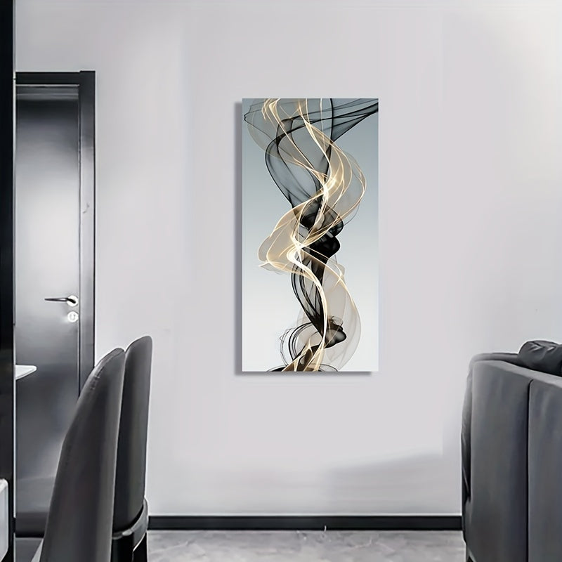 Abstract Ribbon Canvas Wall Art for Living Room Bedroom Bathroom Office Decor No Frame