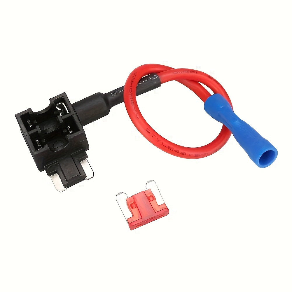 Mini Blade Fuse Tap Adapter 10A Car Micro Compact Fuse Holder
