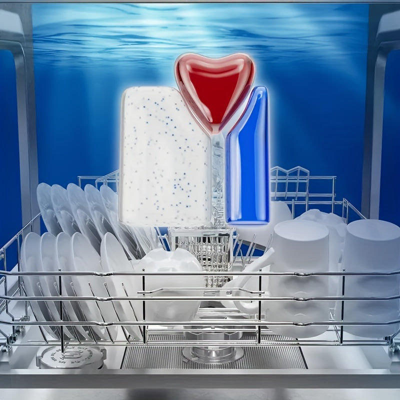 Cápsulas para lavavajillas líquido todo en uno, poder de limpieza triple acción para grasa y manchas