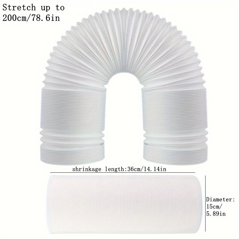 Extendable Stainless Steel and Polypropylene Vent Pipe for Air Conditioner Exhaust Duct