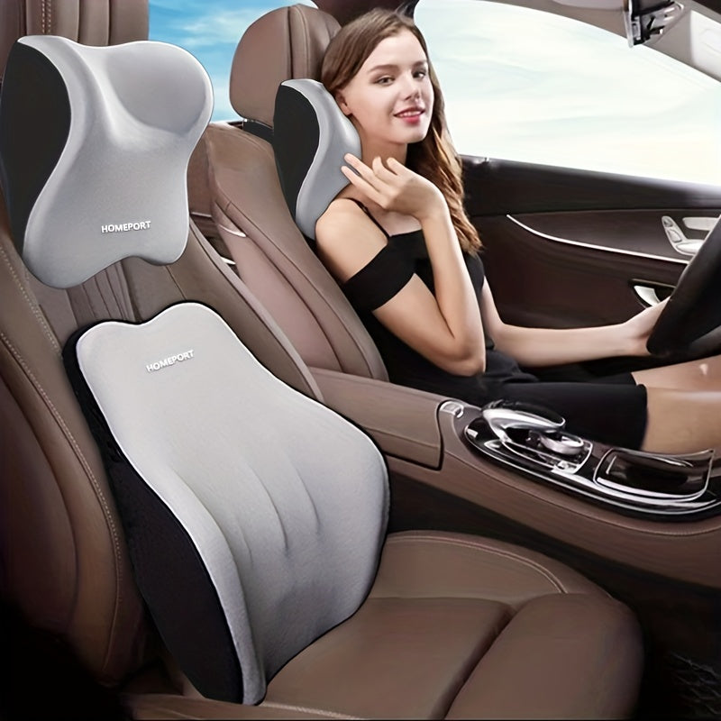 Car Lumbar Support Pillow Made from Memory Foam for Back Pain Relief