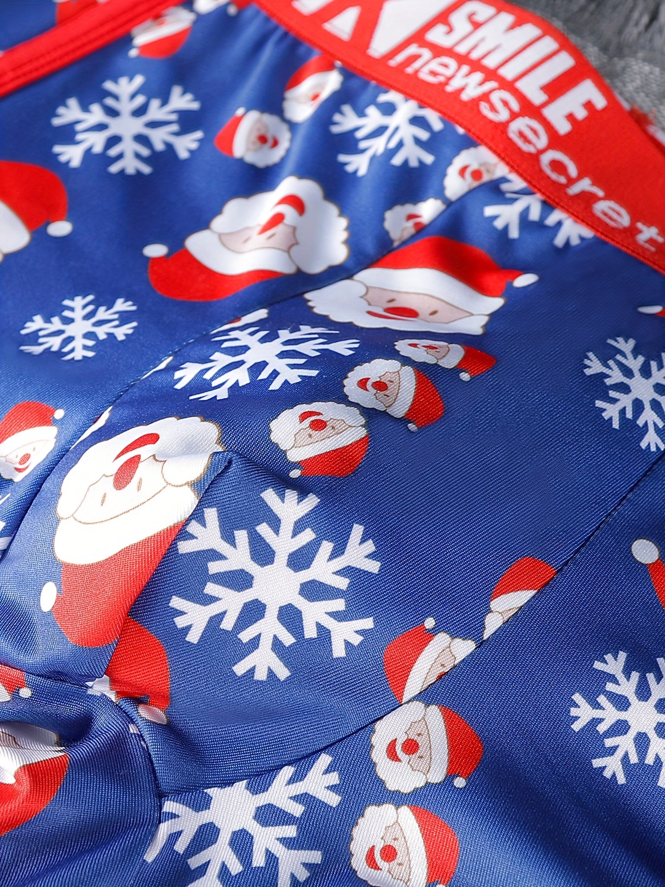 Men's Striped Boxer Briefs Polyester Blend Elastic Waist Color Block Casual