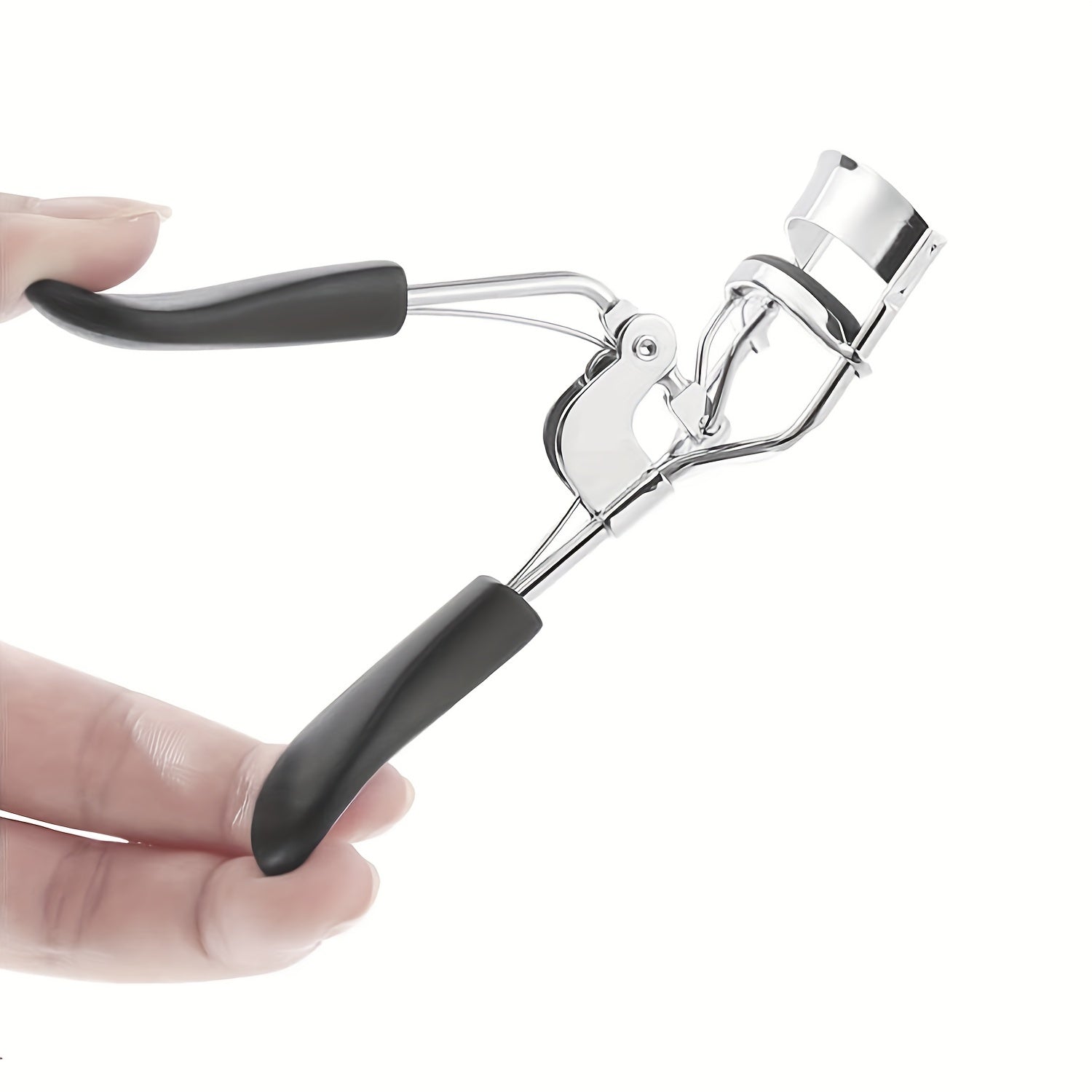Women Stainless Steel Eyelash Curler Natural Lift Long-Lasting Makeup Tool
