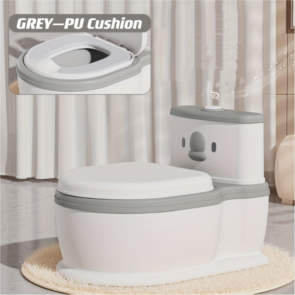 Kids Cartoon Design Portable Toilet Seat for Potty Training Duck Theme Durable Plastic