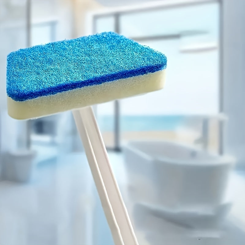 Multi-Functional Cleaning Tool with Detachable Handle and Soft Ceramic Tile Sponge