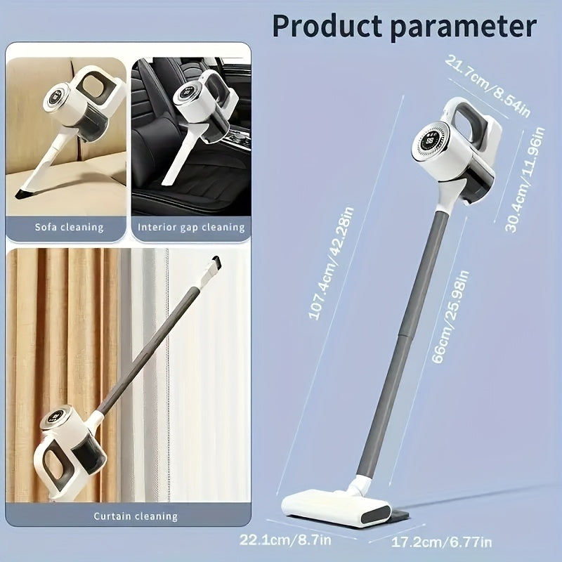 JKUOO 2025 Yangilangan Simsiz Palka Changyutgichi, USB orqali qayta zaryadlanadigan 6000mAh Li-ion Batareya, Bir nechta tezliklar, Olib tashlanadigan Mini Savat, Stol va Klaviatura Changini Tozalash uchun Aksessuarlar, Oson