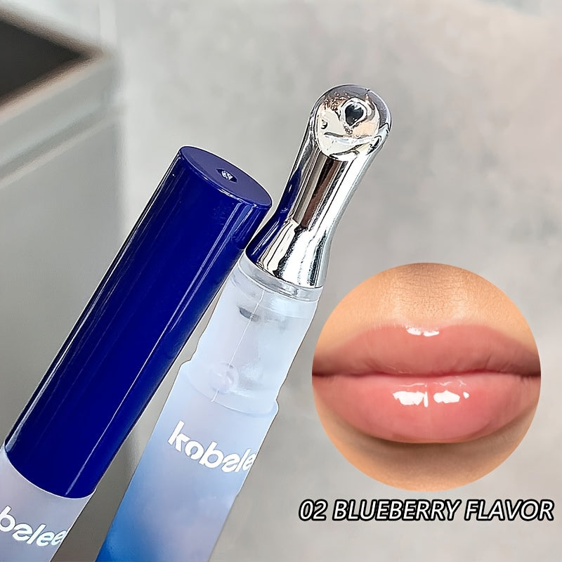 Brillo labial para mujer hidratante con infusión de bayas, humectante, brillante y nutritivo