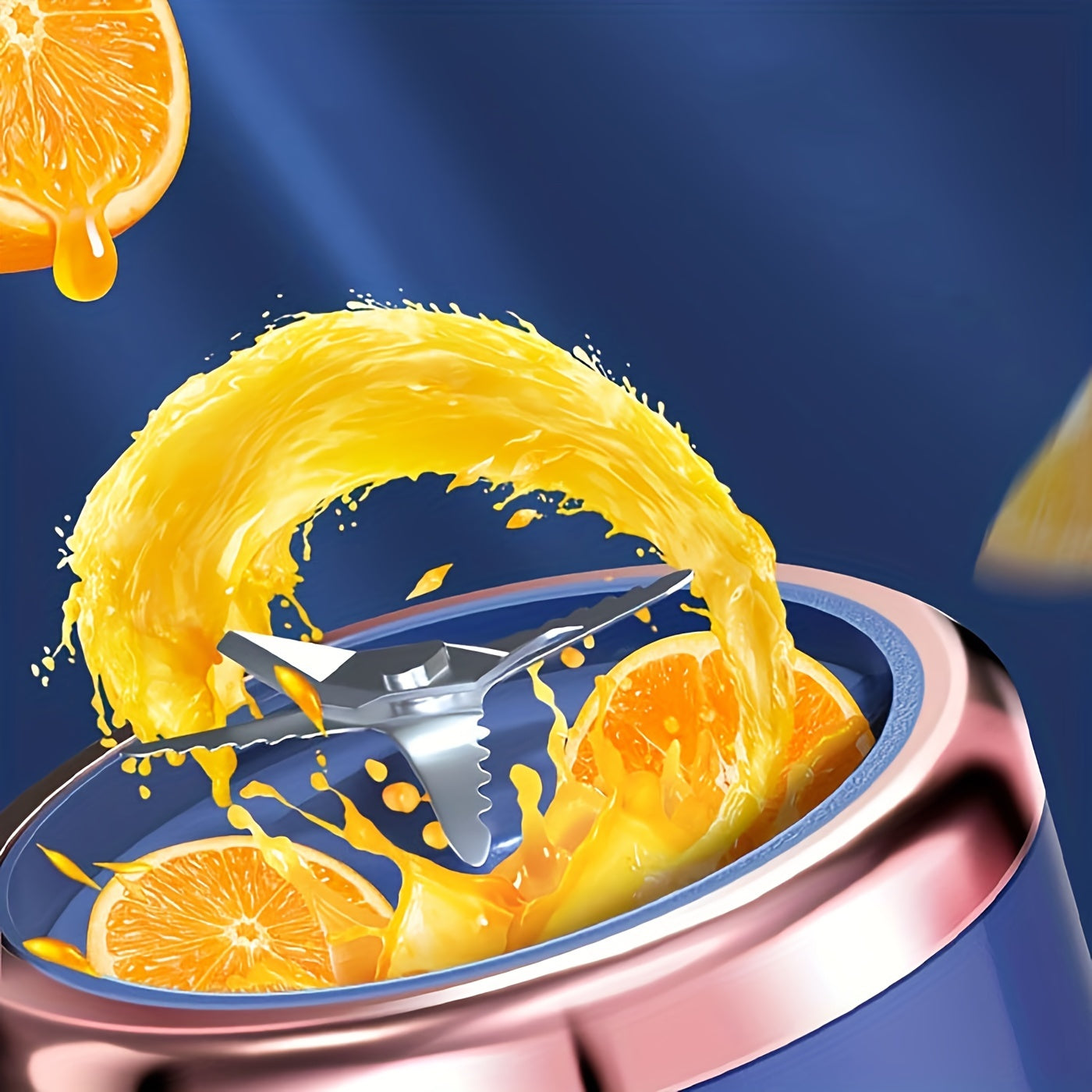 Portable Electric Juicer Cup USB Rechargeable Mini Fruit Blender for Travel and Home Use