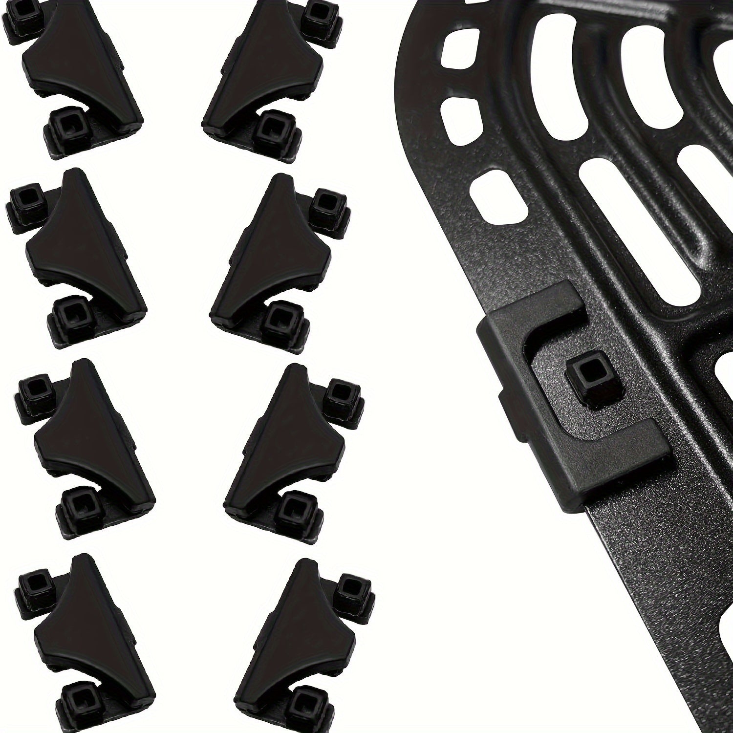 Turli havo fritöz modellari uchun 1 dan 10 dona gacha to'plamlarda mavjud silikon burchak qoplamali pishirish panasi mat.