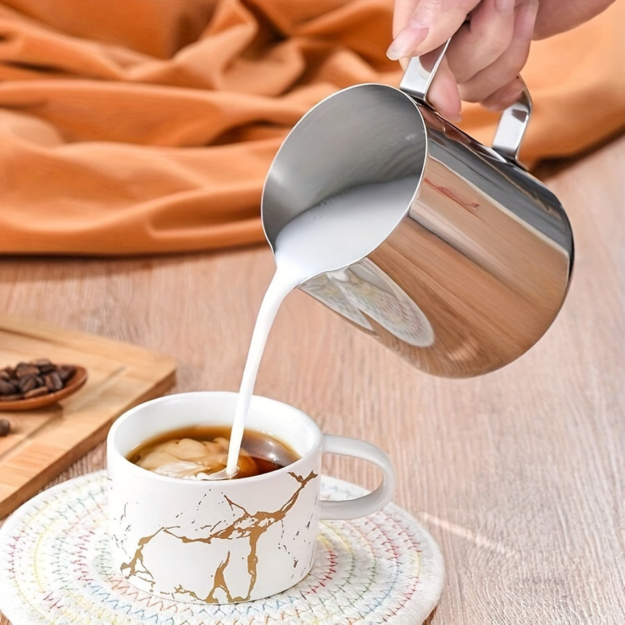 Stainless Steel Latte Art Cup for Frothing Milk and Coffee Decorating
