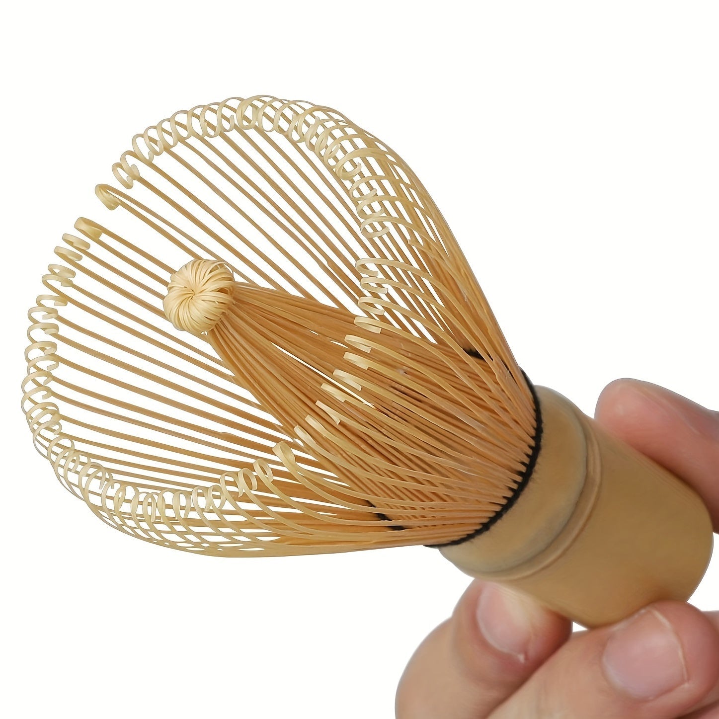 Set of 4 Matcha Ritual Accessories Bamboo Spoon Egg Beater Tea Tools