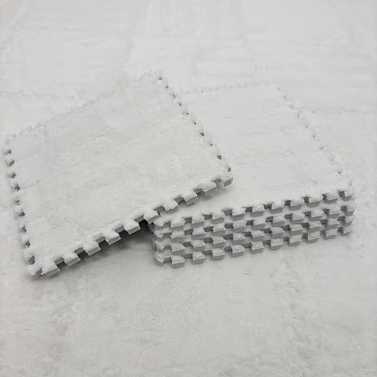 Интерлоковые цветочные коврики из EVA-пены для пола для гостиной, спальни, кабинета, набор из 30 моющихся звукоизоляционных элементов для домашнего декора