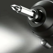 Juego de destornilladores eléctricos de mano de 27 piezas con taladro de mano plegable y rotatorio y brocas