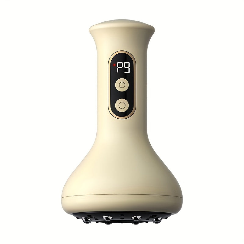 Portable Body Scraping Tool with 9-Speed Cup Suction Rechargeable Massager