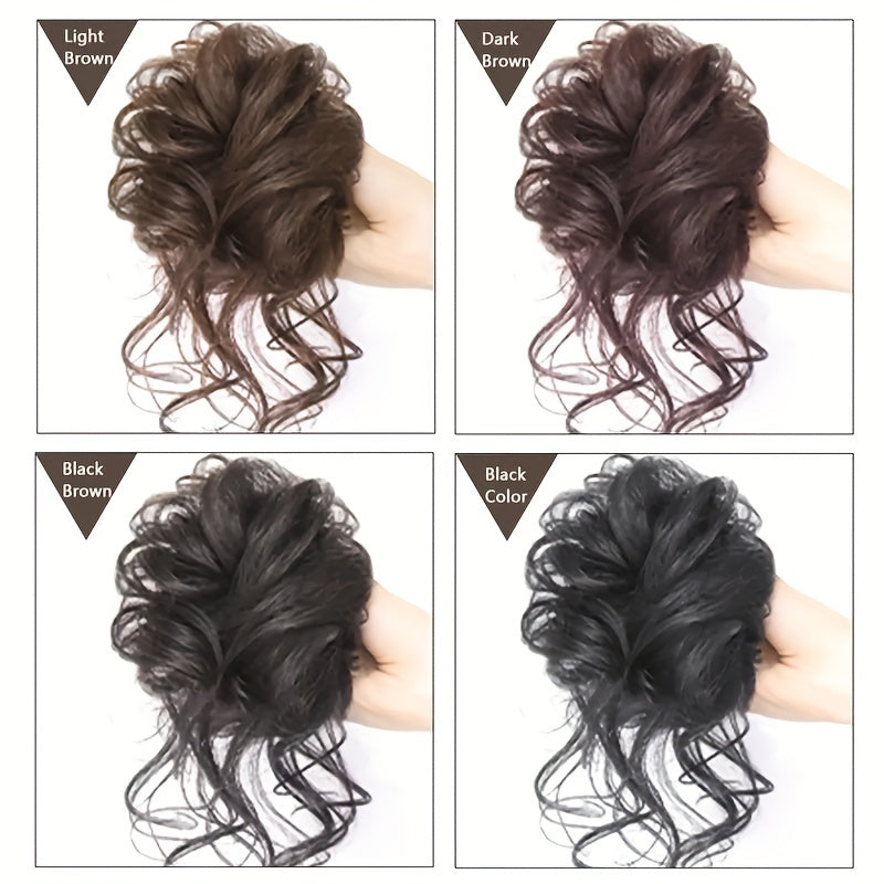 Women's Wavy Curly Synthetic Hairpiece Scrunchies for Tousled Updo